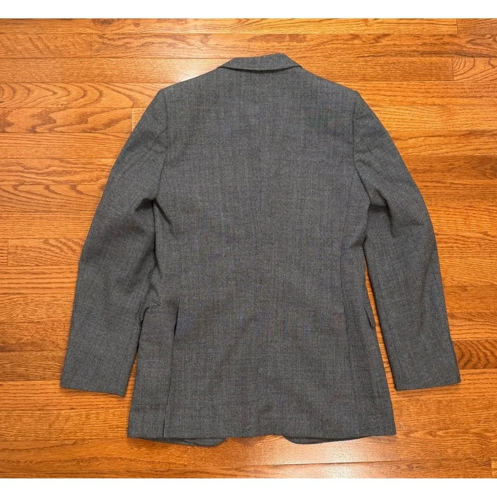 Vintage Yves Saint Laurent Blazer Fits Mens 38R Gray Two Button Jacket France